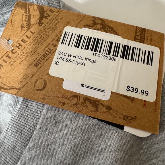 Mitchell & Ness Hardwood Classics Sacramento Kings Short Sleeve Tee Size XL NWT - Picture 6 of 7